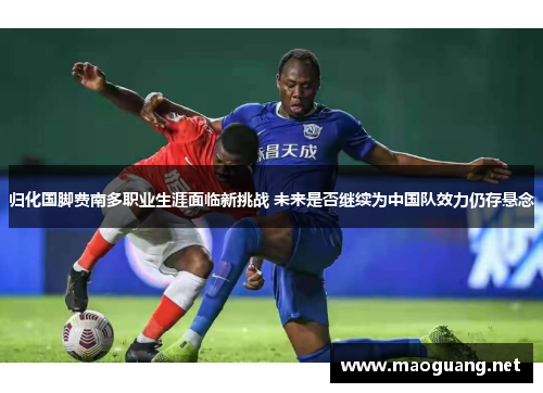 归化国脚费南多职业生涯面临新挑战 未来是否继续为中国队效力仍存悬念